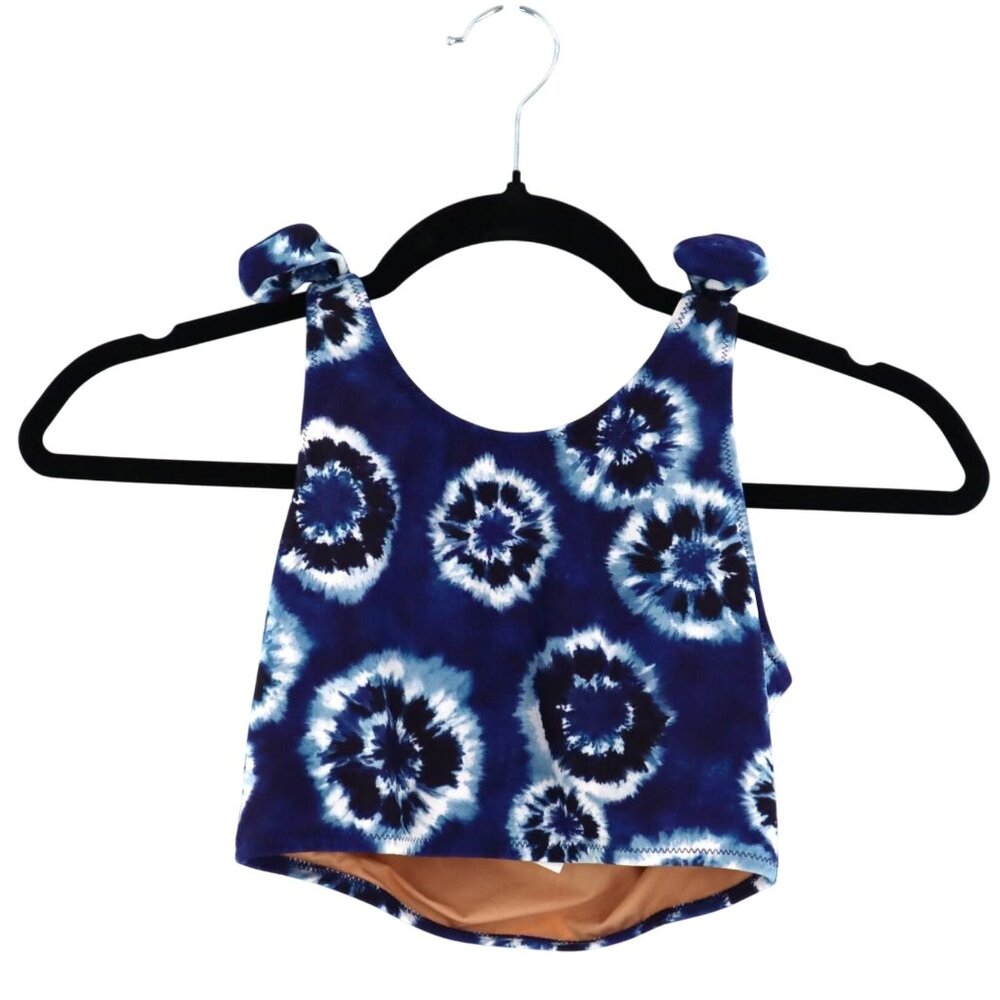 Crewcuts Tie-Shoulder Swim Top Girls‎ 12 Blue Cruise Beach Resort Vacation NWT